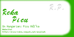 reka picu business card